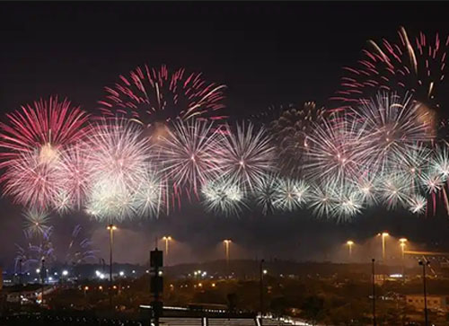 浚县焰火晚会